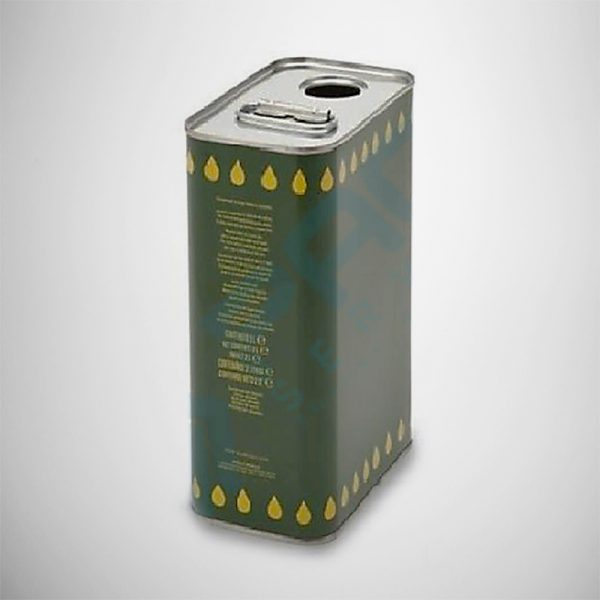 contenitore in b.s. lt. 3 verde con olive